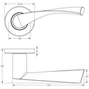 Frelan - Lever Action Flush Bolt 150 x 20mm - Satin Stainless Steel - JSS50 - Choice Handles