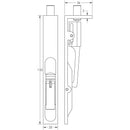 Frelan - Rectangular Flush Pull (100mm x 50mm) - Satin Stainless Steel - JSS428B - Choice Handles