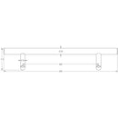 Frelan - Lever Action Flush Bolt 200 x 20mm - Satin Stainless Steel - JSS51 - Choice Handles