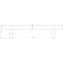 Frelan - 32mm Guardsman Pull Handles B/T Fixing 800x32x600mm - Satin Stainless Steel - JSS520B - Choice Handles
