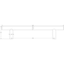 Frelan - 32mm Guardsman Pull Handles B/T Fixing 1200x32x1000mm - Satin Stainless Steel - JSS520C - Choice Handles