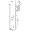 Frelan - 32mm Guardsman Pull Handles B2B Fixing 1800x32x1600mm - Satin Stainless Steel - JSS521D - Choice Handles
