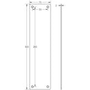 Frelan - Buffered Robe Hook 75mm x 15mm - Satin Stainless Steel - JSS669 - Choice Handles