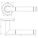 Frelan - Stainless Steel Blank Escutcheons Grade 304 52x5mm - Satin Stainless Steel - JSS9B - Choice Handles