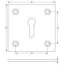 Frelan - Sliding Screw Down Window Stay (12") 350mm - Polished Brass - JV151PB - Choice Handles