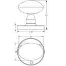 Frelan - Straight Door Handles On Short Backplate - Latch - Satin Chrome - JV31SC - Choice Handles