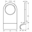Frelan - Plain Cylinder Pull - Polished Chrome - JV40PC - Choice Handles