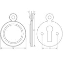 Frelan - Heavy Brighton Sash Window Fastener - Polished Chrome - JV4288PC - Choice Handles