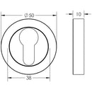 Euro Profile Escutcheon - JV503EDB - Choice Handles
