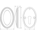 Frelan - Octavia Door Handle on Rose  - Polished Chrome / Satin Chrome - JV765PCSC - Choice Handles