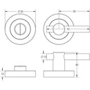 Jedo Satin Nickel Easy Thumb Turn & Lock - JV856SN - Choice Handles