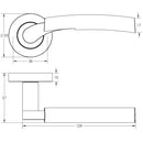 Jedo - 75mm Light handrail bracket - Polished Brass - JV85LPB - Choice Handles