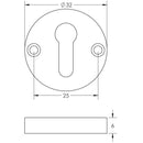 Jedo - Lorenzo Kontrax Suite Door Handle on Bathroom Plate - Satin Chrome/Polished Chrome - JV864PCSC - Choice Handles