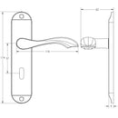 Frelan - Brighton Sash Window Fastener - Satin Nickel - JV88SN - Choice Handles