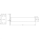 Frelan - Concealed Door Closer - Nickel Plated - JW900NP - Choice Handles
