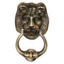 Heritage Brass Lion Knocker Antique finish - K1210-AT - Choice Handles