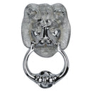 Heritage Brass Lion Knocker Polished Chrome finish - K1210-PC - Choice Handles