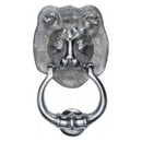 Heritage Brass Lion Knocker Satin Chrome finish - K1210-SC - Choice Handles