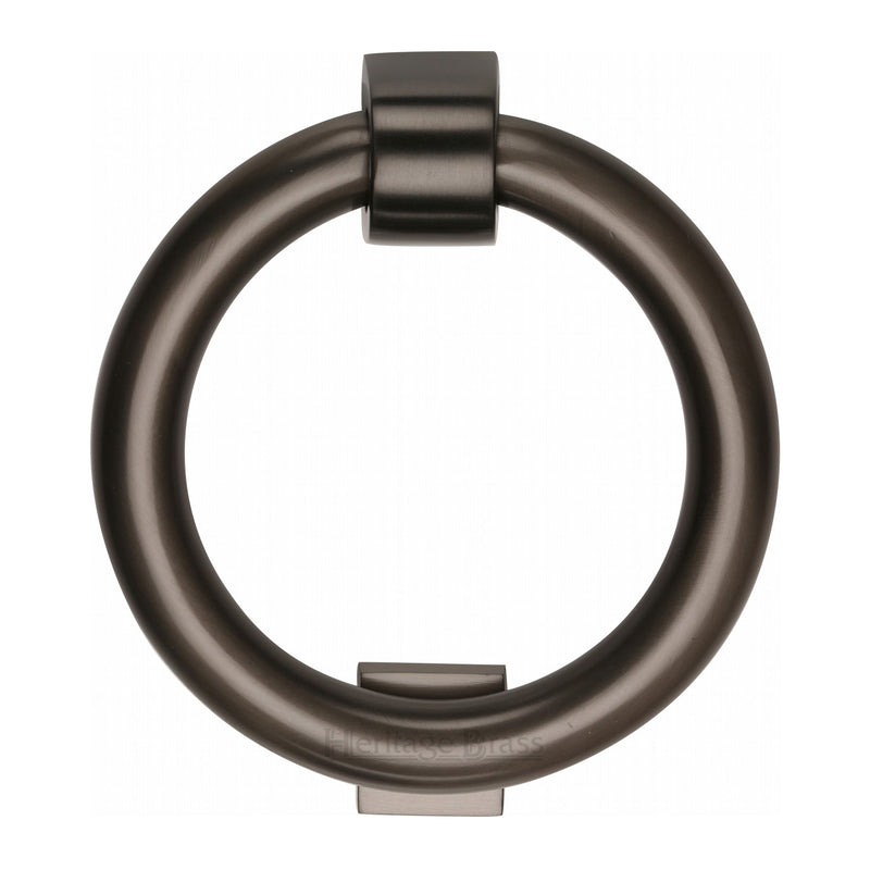 Heritage Brass Ring Knocker Matt Bronze finish - K1270-MB - Choice Handles