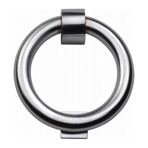 Heritage Brass Ring Knocker Satin Chrome finish - K1270-SC - Choice Handles