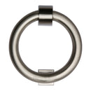Heritage Brass Ring Knocker Satin Nickel finish - K1270-SN - Choice Handles