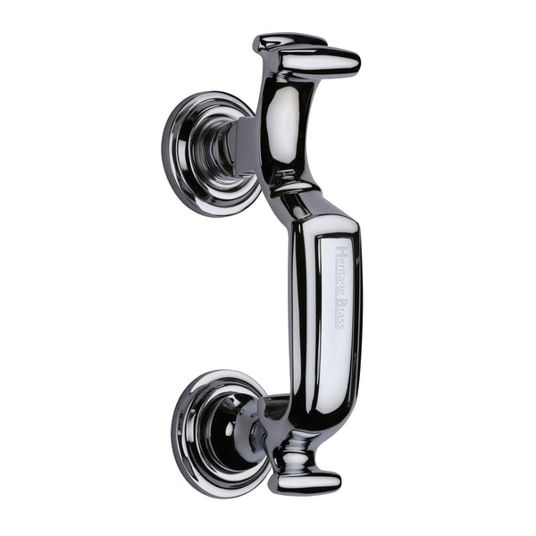 Heritage Brass Doctor Knocker Polished Chrome finish - K1300-PC - Choice Handles