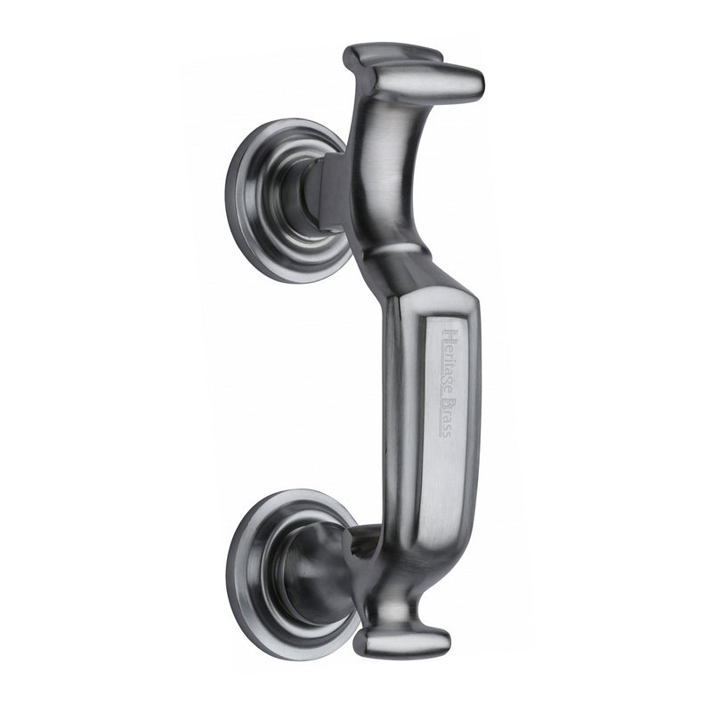 Heritage Brass Doctor Knocker Satin Chrome finish - K1300-SC - Choice Handles