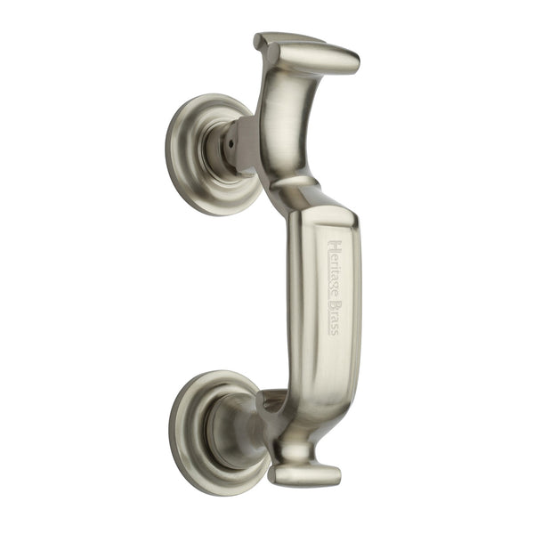 Heritage Brass Doctor Knocker Satin Nickel finish - K1300-SN - Choice Handles