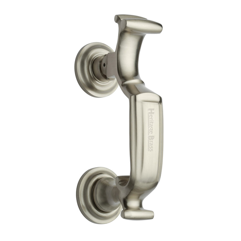 Heritage Brass Doctor Knocker Satin Nickel finish - K1300-SN - Choice Handles