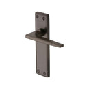 Heritage Brass Door Handle Lever Latch Kendal Design Matt Bronze finish - KEN6810-MB - Choice Handles