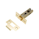 Spira Brass - Bolt Through Tubular latch CE 2.5" - 63mm  - Electro Brass - LAL0081EB - Choice Handles