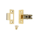 Spira Brass - Bolt Through Tubular latch CE 2.5" - 63mm  - Electro Brass - LAL0081EB - Choice Handles