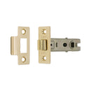 Spira Brass - Bolt Through Tubular latch CE 3" - 76mm  - Electro Brass - LAL0082EB - Choice Handles