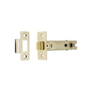 Spira Brass - Bolt Through Tubular latch CE 4" - 100mm  - Electro Brass - LAL0083EB - Choice Handles