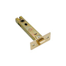 Spira Brass - Bolt Through Tubular latch CE 4" - 100mm  - Electro Brass - LAL0083EB - Choice Handles