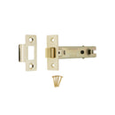 Spira Brass - Bolt Through Tubular latch CE 4" - 100mm  - Electro Brass - LAL0083EB - Choice Handles