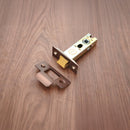 Spira Brass - 4" H/D Tubular Latch CE  - Aged Bronze - LAL0138ABZ - Choice Handles