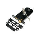 Spira Brass - 3 Lever Horizontal Sash Lock 6" - Matt Black - LAL0146BLK - Choice Handles
