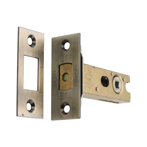 Spira Brass - 3" Tubular Dead Bolt  - Antique Brass - LAL0276ANT - Choice Handles