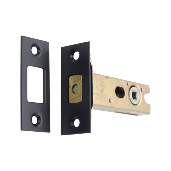 Spira Brass - 4" Tubular Dead Bolt  - Matt Black - LAL0277BLK - Choice Handles