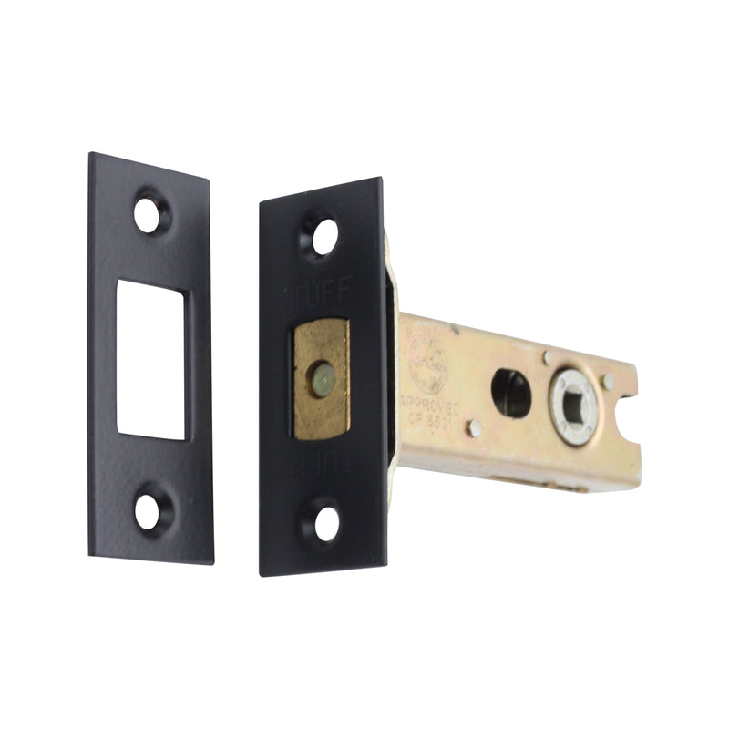 Spira Brass - 4" Tubular Dead Bolt  - Matt Black - LAL0277BLK - Choice Handles