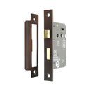 Spira Brass - 2.5" CE 3 Lever Bathroom Lock FD60 - Aged Bronze - LAL1422ABZ - Choice Handles