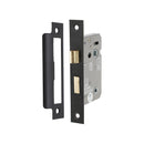Spira Brass - 2.5" CE 3 Lever Bathroom Lock FD60 - Matt Black - LAL1422BLK - Choice Handles