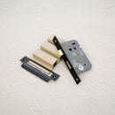 Spira Brass - 2.5" CE 3 Lever Bathroom Lock FD60 - Matt Black - LAL1422BLK - Choice Handles