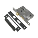 Spira Brass - 2.5" CE 3 Lever Bathroom Lock FD60 - Gunmetal Grey - LAL1422GG - Choice Handles