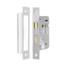 Spira Brass - 2.5" CE 3 Lever Bathroom Lock FD60 - Polished Chrome - LAL1422PC - Choice Handles