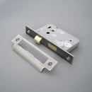 Spira Brass - 2.5" CE 3 Lever Bathroom Lock FD60 - Pewter - LAL1422PEW - Choice Handles