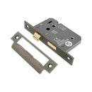 Spira Brass - 2.5" CE 3 Lever Bathroom Lock FD60 - Pewter - LAL1422PEW - Choice Handles