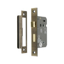 Spira Brass - 3" CE 3 Lever Bathroom Lock FD60 - Antique Brass - LAL1423ANT - Choice Handles