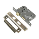 Spira Brass - 3" CE 3 Lever Bathroom Lock FD60 - Antique Brass - LAL1423ANT - Choice Handles